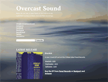 Tablet Screenshot of overcastsound.com